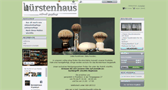 Desktop Screenshot of buerstenhaus.de