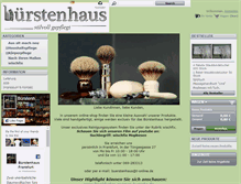 Tablet Screenshot of buerstenhaus.de